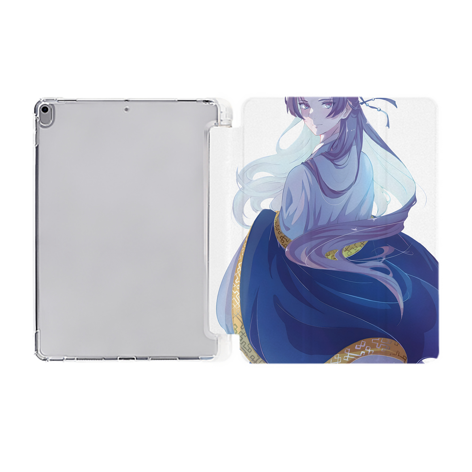 （画像用） 薬屋のひとりごと The Apothecary Diaries IPad ケース ペン収納付き 三つ折りスタンド PUレザー×シリコン 対応機種9.5/10.5/10.9インチ